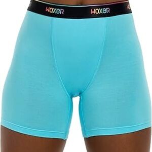 WOXER Turquoise Baller Boxer, 5” inseam Size: Small